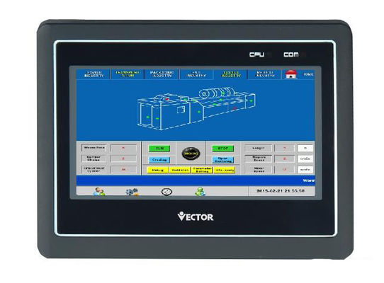 Esposizione LCD dei pannelli di controllo RS485 HMI di Ethernet 7.4inch HMI